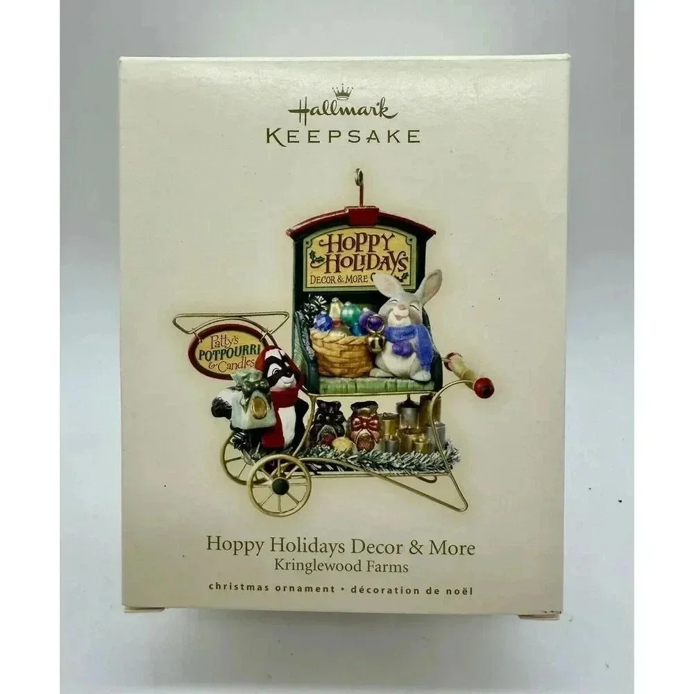 Hoppy Holidays Decor & More Kringlewood Farms‎ Hallmark Ornament 2007 NWT